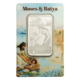 1oz Silver Bar Moses & Batya