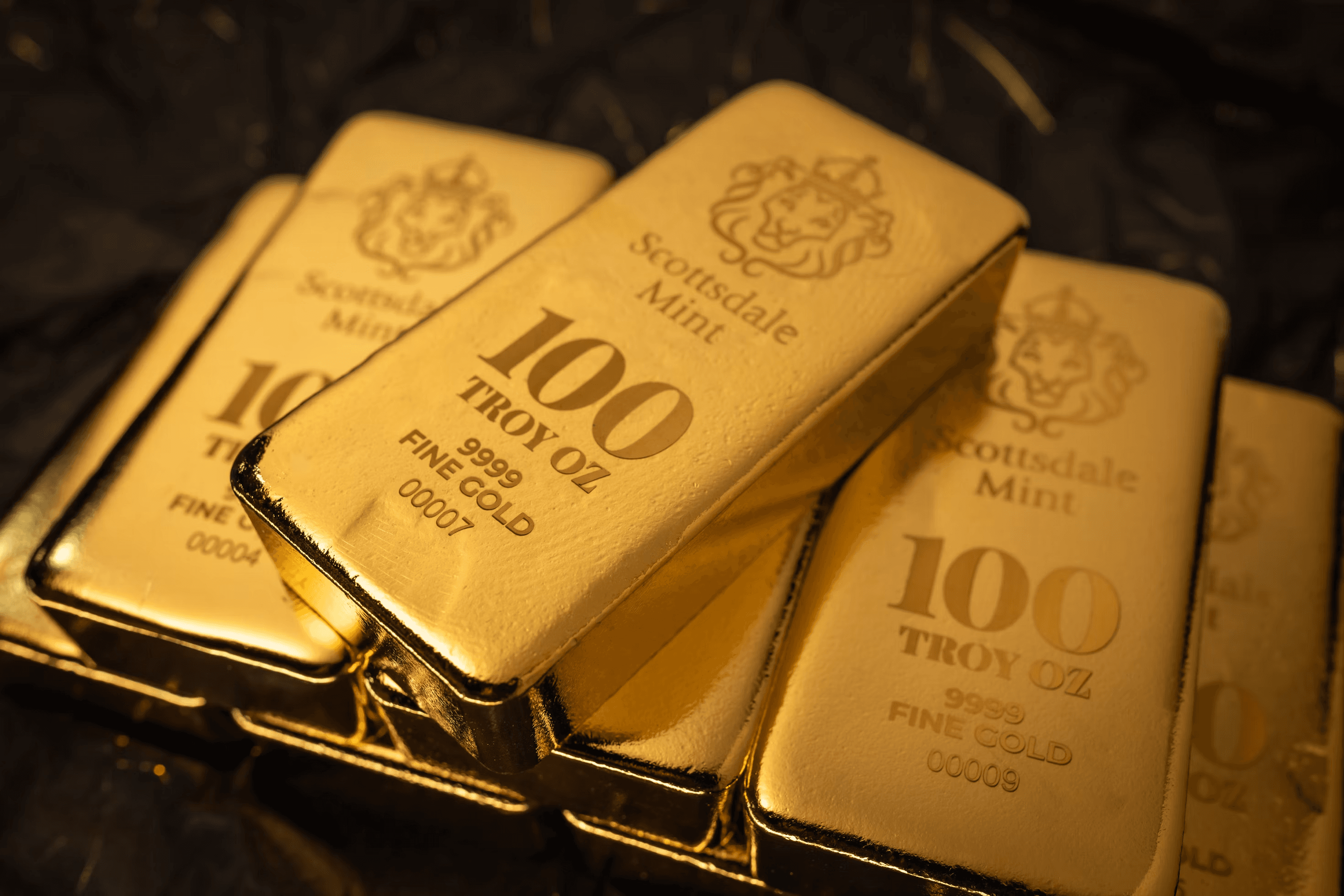 Gold bullion bars