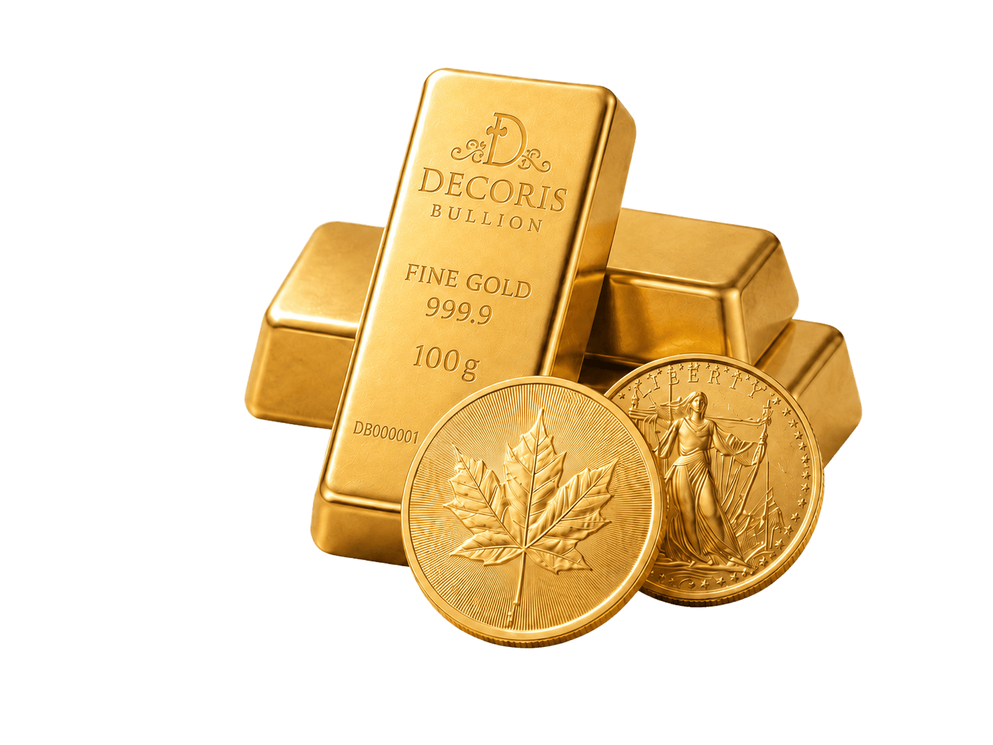 Gold Bars & Gold Coins
